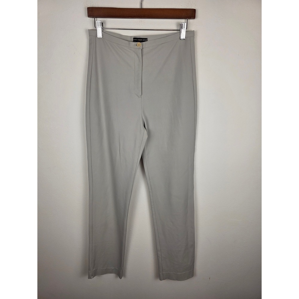 MARITHE‎ FRANCOIS GIRBAUD Grey Tailored Flat Front Dress Pants Women's Size 29